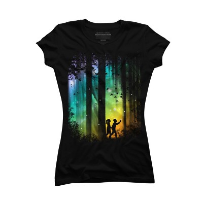 Junior's Design By Humans Born to Run By DBHOriginals T-Shirt