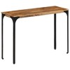 vidaXL Console Table Brown 43.3"x13.8"x29.9" Solid Wood Mango and Iron - 2 of 4
