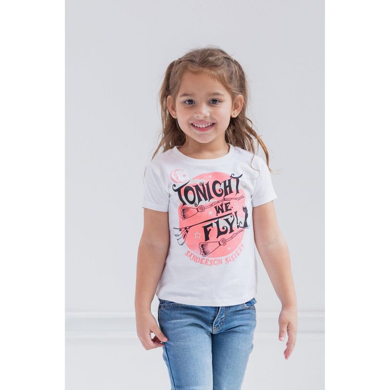 Disney Hocus Pocus Girls 2 Pack Graphic T-Shirts Little Kid to Big Kid, 2 of 8