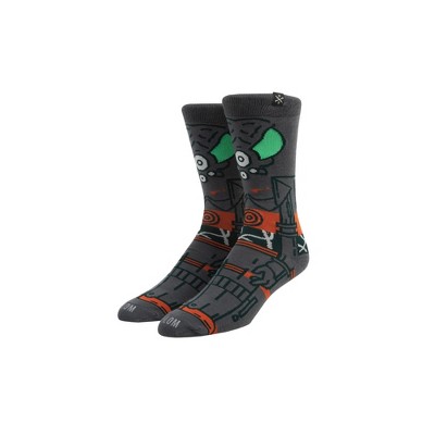 Heroes & Villains: Star Wars 4-LOM Men’s Gray Crew Socks