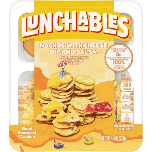 Oscar Mayer Lunchables Nachos Cheese Dip & Salsa - 4.4oz : Target