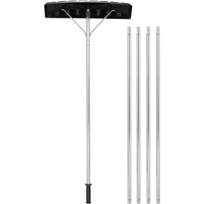 Tangkula Snow Roof Rake 4.8-20FT Extendable Aluminum Snow Removal Tool with Anti-Slip Handle & 25�� Wide Blade