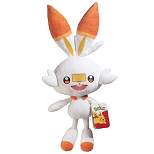 Pokemon Scorbunny 12" Plush Large Bunny Stuffed Animal Toy - Officially Licensed - Ages 2+