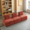 Upholstered Seating Armless Accent Chair - 2 of 4