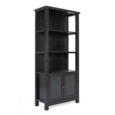 Taylor & Logan 87" Willis Modern Farmhouse Bookcase with Glass Door