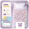 IMPROVIA® Toddler Bed Wetting Pad, Washable, waterproof, ultra-absorbent, non-slip underpad with tuckable wings for kids & potty training. - 4 of 4
