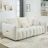 CAVINAS Cloud Couch Teddy Upholstered Sofa Couch Lounge Chair with Pillows for Living Room - 2 of 4