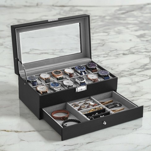 Leather Jewelry buy Watch Box