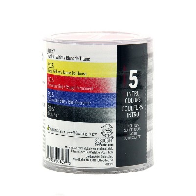 5ct Painting Starter Set - PanPastel: Blendable Soft Pastels, Multicolor, Art Supplies for Ages 12+