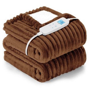 WOPET Electric Heated Blanket - 62"x84" Flannel Heating Blanket with 4-Hour Auto-Off and 6 Heat Levels, ETL/FCC Certified - 1 of 1
