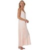 Memoi Women's Asymmetrical Slip Dress Pale - 2 of 4