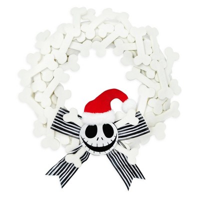 Disney The Nightmare Before Christmas Skull Wreath Halloween Decorative Prop - Disney Store