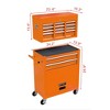 NicBex 8-Drawer Rolling Tool Chest Mobile Tool Cart with Wheels and Storage Cabinet for Garage and Warehouse - 2 of 4
