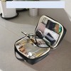 Unique Bargains Large Capacity PU Leather Cosmetic Bag 1 Pc - 2 of 4