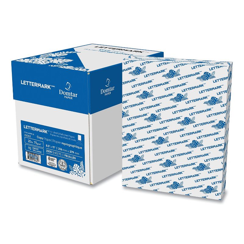 Domtar Lettermark Custom Cut-Sheet Copy Paper 92 Bright Micro-Perforated Every 3.66" 24lb 8.5 x 11, 2 of 3