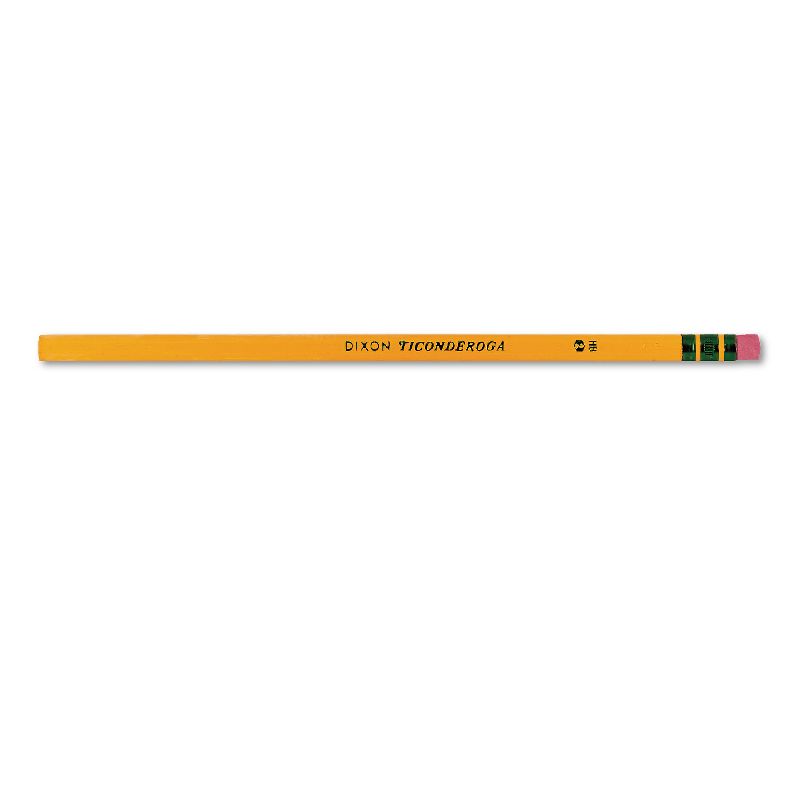 Ticonderoga Woodcase Pencil HB #2 Yellow Barrel 96/Pack 13872, 3 of 5