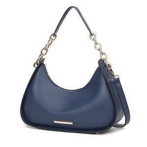MKF Collection Lottie Vegan Leather Half-Moon Shoulder Bag by Mia K - 1 of 4