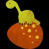 Junior's Design By Humans Happy Cute Dino By parjono T-Shirt - 2 of 3