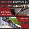 WHALL Handheld Cordless Car Vacuums, Wet and Dry Use 9KPa Strong Suction Vacuums, Rechargeable Portable Vacuum Cleaner with LED, Charging Dock, Red - 3 of 4