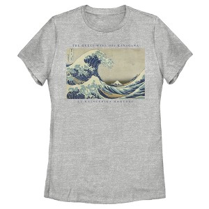 Women's Lost Gods Classic Great Wave Art T-Shirt - 1 of 4