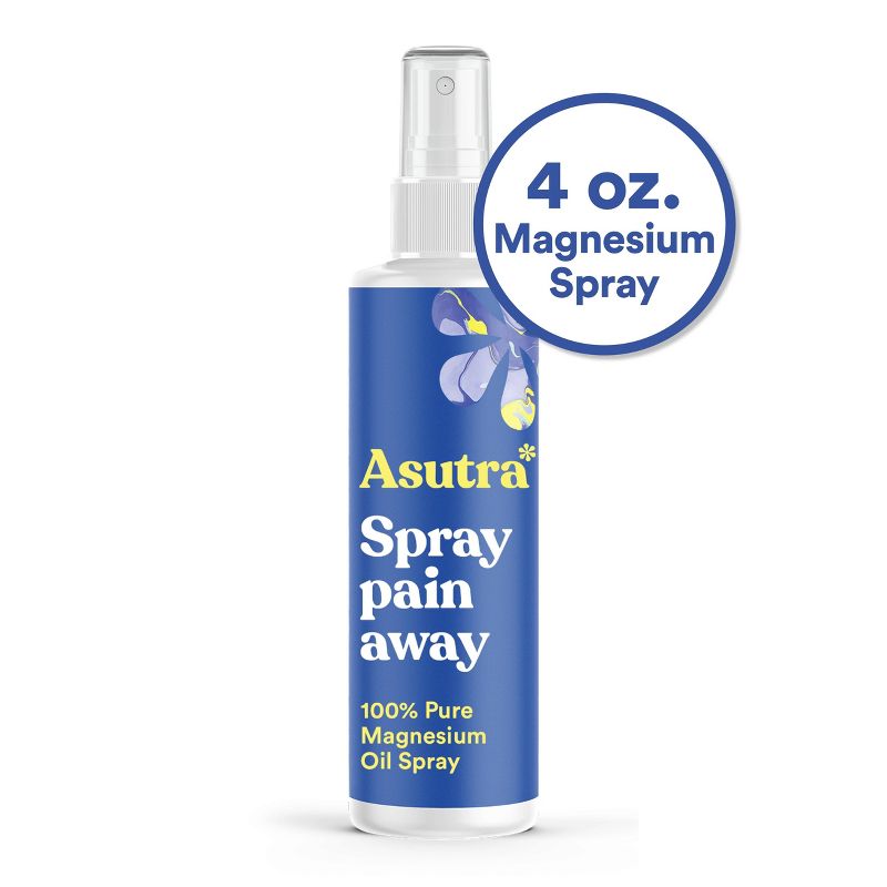 Asutra Spray Pain Away Natural Pain Relief Magnesium Oil Spray - 4 fl oz, 1 of 12