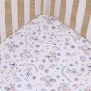 NoJo Disney Toy Story Blue, Orange, and White, Woody, Buzz, and Jessie Super Soft Nursery Fitted Mini Crib Sheet - 4 of 4