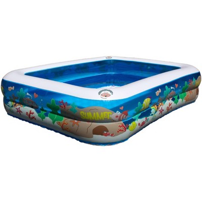 Poolmaster 53" X 16" Inflatable Kiddie Swimming Pool For Big Fun Summer ...