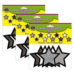 Teacher Created Resources Modern Farmhouse Stars Accents 30 Per Pack 3 Packs (TCR8330-3) - 1 of 2