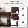Lyngins Mid-Century  Entryway Table, Solid Wood Console Table with Storage, 63" Long Sofa Table with 3 Drawers + Fixed Lower Shelf, Easy Assembly - 2 of 4