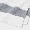 Traditional Crinkle Border Towel White - Threshold™ - image 4 of 4