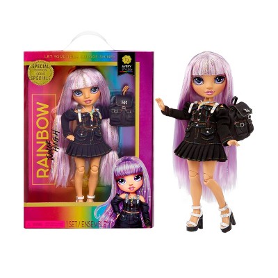 Rainbow High Fantastic Fashion Violet Willow - Purple 11” Fashion Doll and  Playset with 2 Complete Doll Outfits, and Fashion Play Accessories, Kids