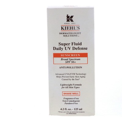 Kiehl's Dermatologist Solutions Super Fluid Daily UV Defense SPF50+ Sunscreen Lotion, 4.2 oz