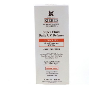 Kiehl's Dermatologist Solutions Super Fluid Daily UV Defense SPF50+ Sunscreen Lotion, 4.2 oz - 1 of 4