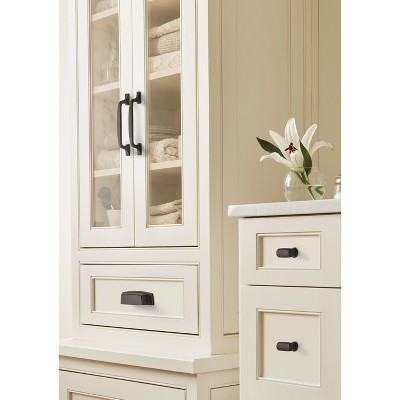 Highland Ridge 3-1/2" Black Bronze Cabinet Cup Pull