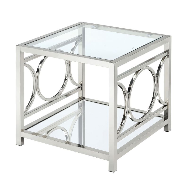 Nora End Table Chrome - HOMES: Inside + Out, 1 of 5