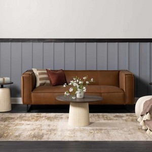 Hauteloom Jera Luxury Fringed Faux Silk Rug - 1 of 4