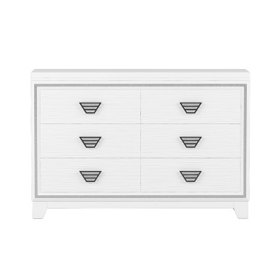 Bella Depot 47.2''W Elegant 6-Drawer Dresser