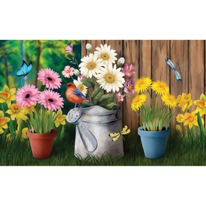 Briarwood Lane Spring Doormat 30x18 Indoor Outdoor Spring Jubilee Floral For Spring Doormat - 1 of 4
