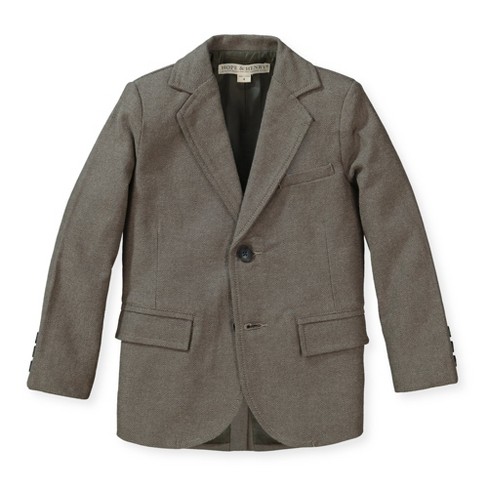 Hope & Henry Men's Fleece Blazer With Elbow Patches : Target