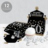 Big Dot of Happiness Adult 50th Birthday - Gold - Treat Box Party Favors - Birthday Party Goodie Gable Boxes - Set of 12 - 3 of 4