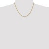 Black Bow Jewelry 2.25mm, 14k Yellow Gold, Handmade Solid Rope Chain Necklace - 2 of 4