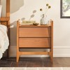 NicBex Nightstand with Drawers,1pc Side Table with Wood Frame,bedside Table for Bedroom,Living Room,Brown/Black/White/Gray - 4 of 4