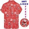 HAPPY BAY Mens Hawaiian Shirts Short Sleeve Button Down Shirt Men's Ugly Christmas Tree Vacation Gifts Shirts Casual Aloha Shirts for Men - 2 of 4