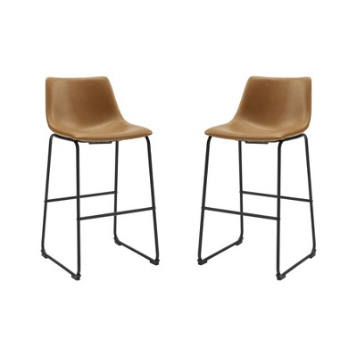 target leather bar stools