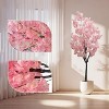 Artificial Cherry Blossom Tree, Large Pink Cherry Blossom Tree in Pot, Large Artificial Plant, Suitable for Living Room, Balcony, Bedroom, Office - 2 of 4