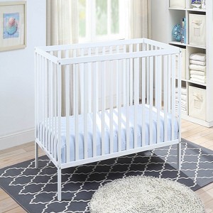 Belatt 3-in-1 Convertible Crib - Adjustable Heights, Daybed & Toddler Bed, White - 1 of 4