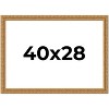 PosterPalooza | Contemporary Gold Picture Frame - UV Acrylic, Backing Board, Hanging Hardware Included - 2 of 4