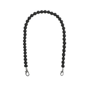 Unique Bargains Faux Pearl Handbag Strap Black 1 Pc - 1 of 4