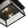 Millennium Lighting Evanton 2 - Light Flush Mount in  Powder Coat Black - 3 of 4