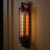 DORESshop 1-Light Red Finish Indoor Wall Sconce, American Salon & Bar Style, E26 Base, Non-Integrated Bulb, Industrial Vintage Look - 2 of 4